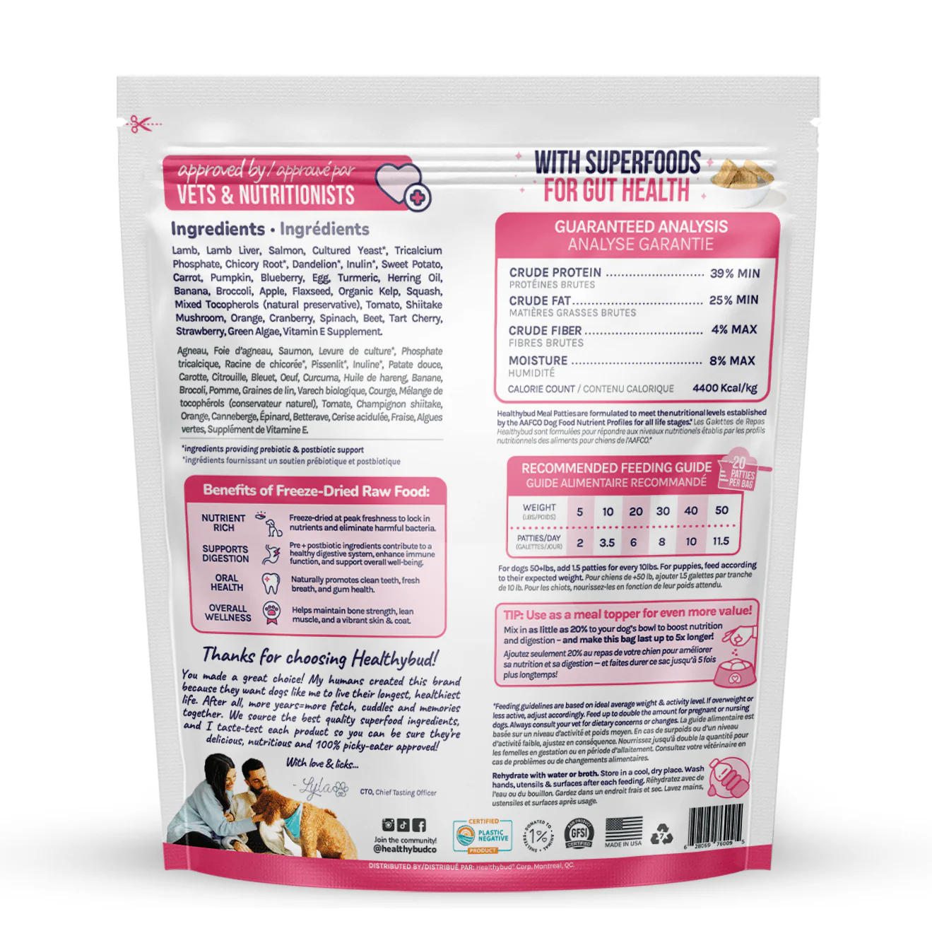 Lamb+Salmon Meal Patties - Image 3